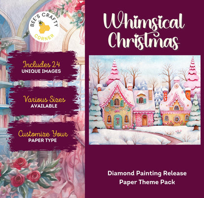 RELEASE PAPER | Whimsical Christmas - Theme Pack Reusable Diamond Painting Release Paper