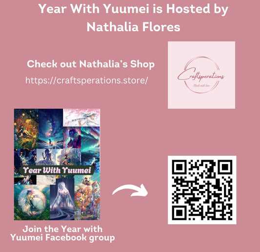 RELEASE PAPER | Year with Yuumei Event Release Papers - Reusable Patterned Diamond Painting Release Paper