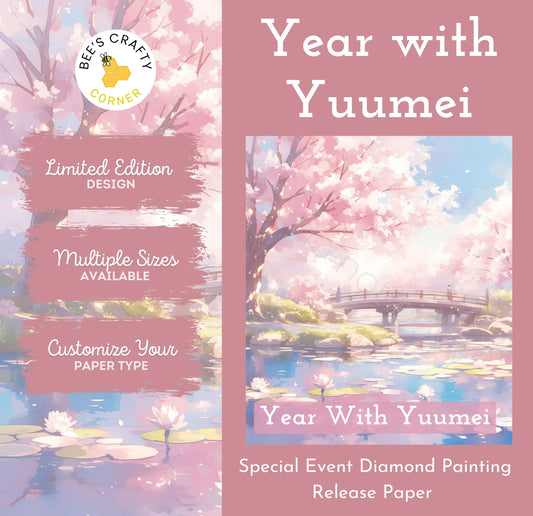 RELEASE PAPER | Year with Yuumei Event Release Papers - Reusable Patterned Diamond Painting Release Paper