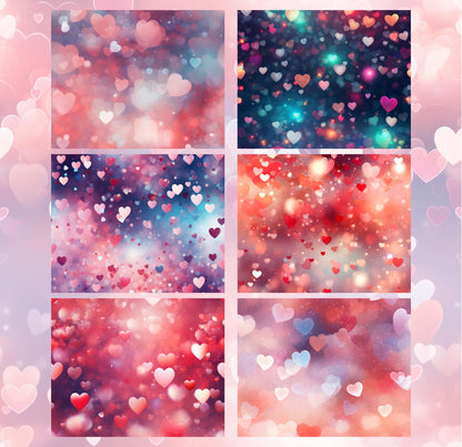 RELEASE PAPER | Love Hearts - Theme Pack Reusable Diamond Painting Release Paper