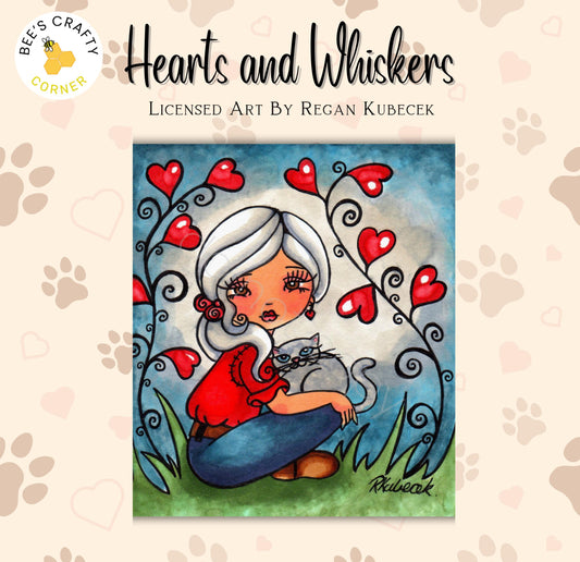 RELEASE PAPER | Hearts and Whiskers by Regan Kubecek - Licensed Release Papers