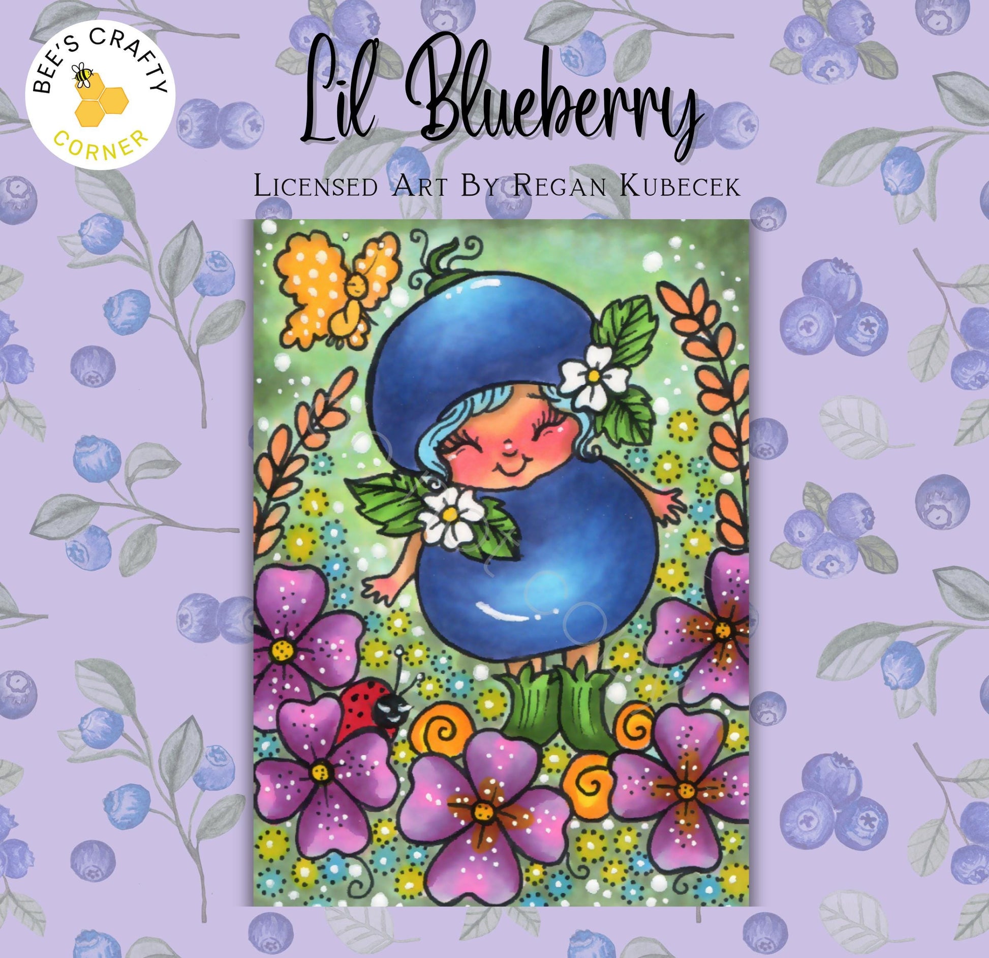 RELEASE PAPER | Lil Blueberry by Regan Kubecek - Licensed Release Papers