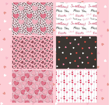 RELEASE PAPER | Sweet Hearts - Theme Pack Reusable Diamond Painting Release Paper