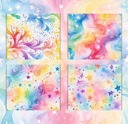 RELEASE PAPER | Bright Rainbow - Theme Pack Reusable Diamond Painting Release Paper
