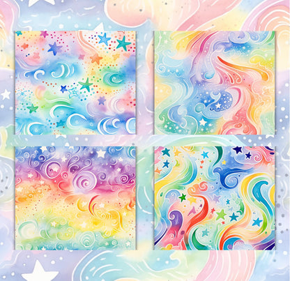 RELEASE PAPER | Bright Rainbow - Theme Pack Reusable Diamond Painting Release Paper