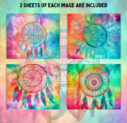 RELEASE PAPER | Rainbow Dream Catchers - Theme Pack Reusable Diamond Painting Release Paper