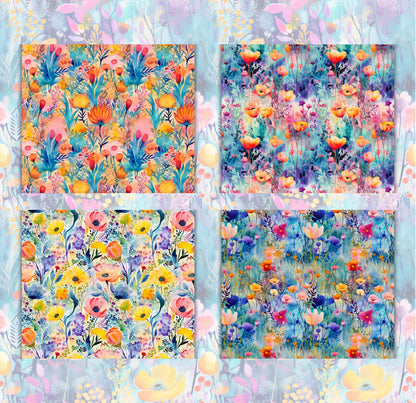 RELEASE PAPER | Rainbow Wildflowers - Theme Pack Reusable Diamond Painting Release Paper