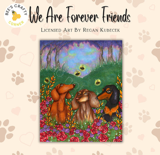 RELEASE PAPER | We Are Forever Friends by Regan Kubecek - Licensed Release Papers