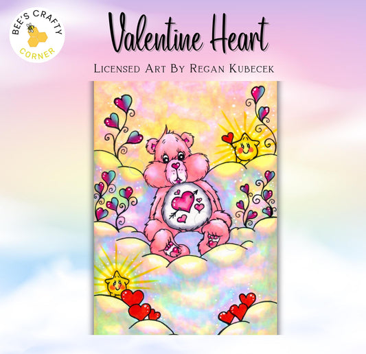 RELEASE PAPER | Valentine Heart by Regan Kubecek - Licensed Release Papers