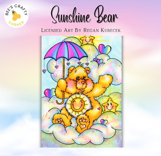 RELEASE PAPER | Sunshine Bear by Regan Kubecek - Licensed Release Papers
