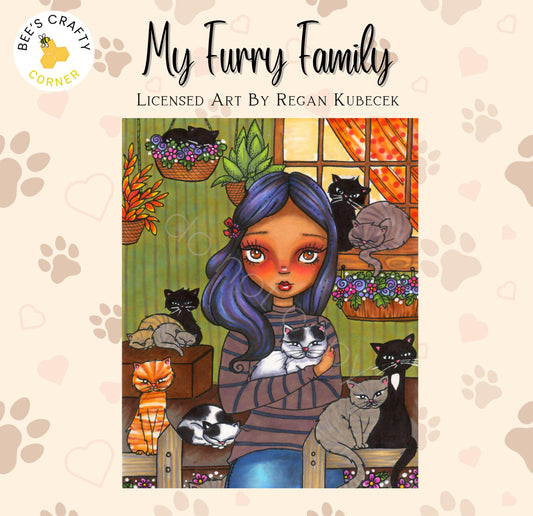 RELEASE PAPER | My Furry Family by Regan Kubecek - Licensed Release Papers