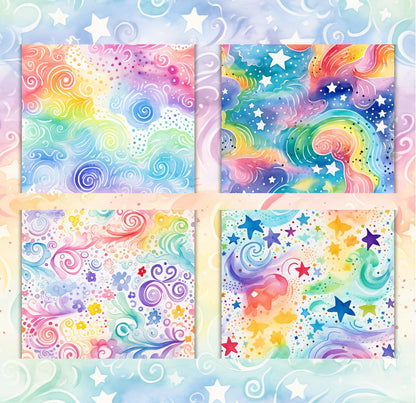 RELEASE PAPER | Bright Rainbow - Theme Pack Reusable Diamond Painting Release Paper