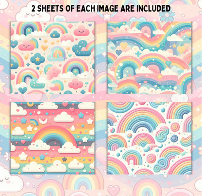 RELEASE PAPER | Pastel Rainbow - Theme Pack Reusable Diamond Painting Release Paper