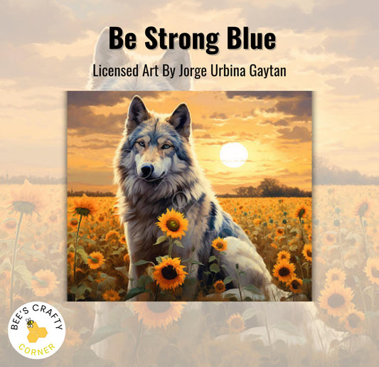 RELEASE PAPER | Be Strong Blue by Jorge Urbina - Licensed Release Papers