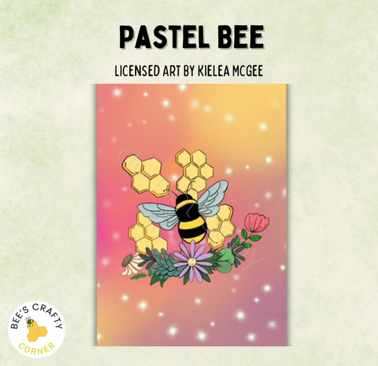 RELEASE PAPER | Pastel Bee by Kielea McGee - Licensed Release Papers