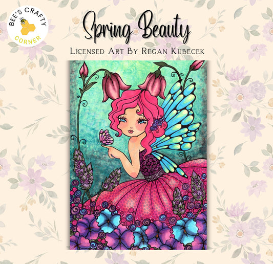 RELEASE PAPER | Spring Beauty by Regan Kubecek - Licensed Release Papers
