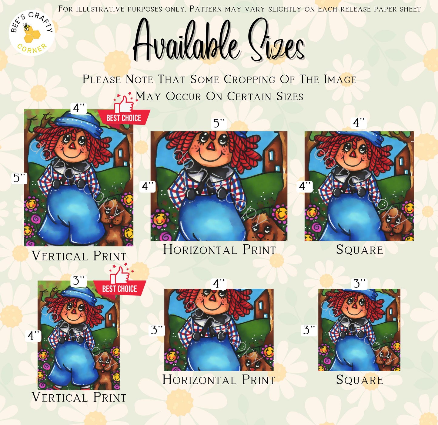 RELEASE PAPER | Raggedy Andy by Regan Kubecek - Licensed Release Papers