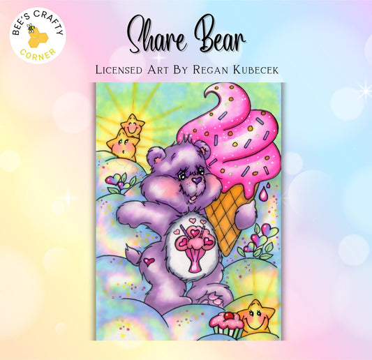 RELEASE PAPER | Share Bear by Regan Kubecek - Licensed Release Papers