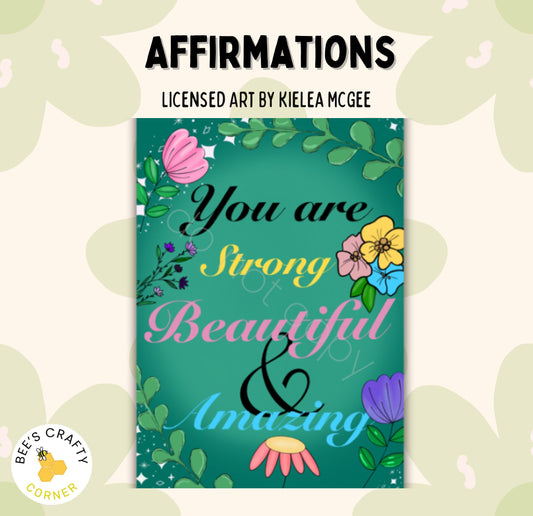 RELEASE PAPER | Affirmations by Kielea McGee - Licensed Release Papers