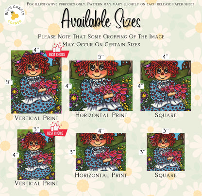 RELEASE PAPER | Raggedy Anne by Regan Kubecek - Licensed Release Papers