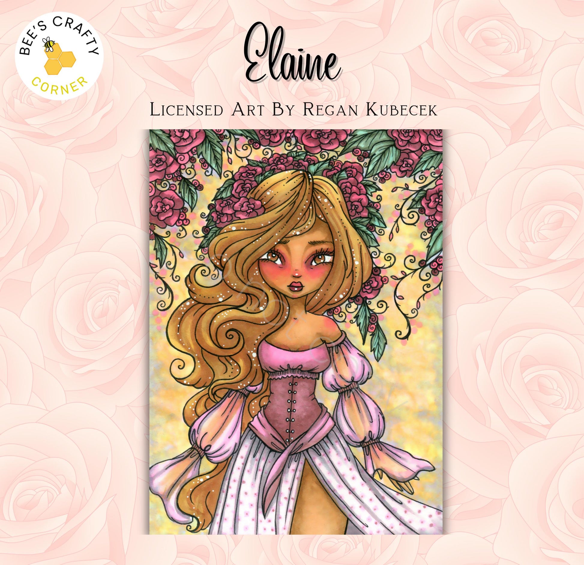 RELEASE PAPER | Elaine by Regan Kubecek - Licensed Release Papers