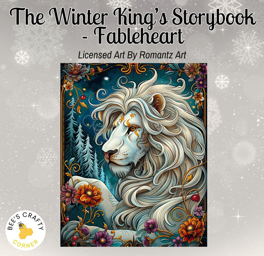 RELEASE PAPER | The Winter King's Storybook - Fableheart - by Romantz Art | Licensed Release Papers