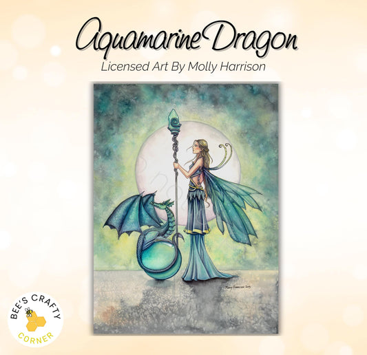 RELEASE PAPER | Aquamarine Dragon by Molly Harrison - Licensed Release Papers