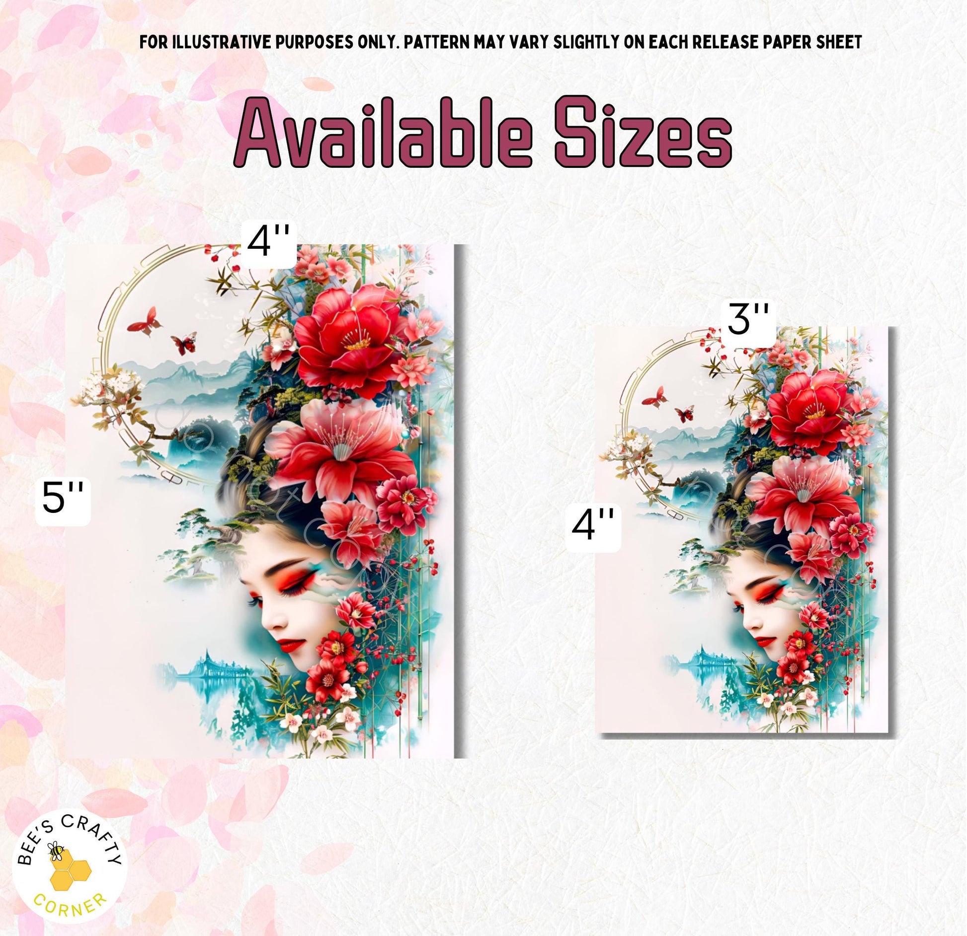 RELEASE PAPER | The Grace of Yuling by Stacy Deal - Reusable Diamond Painting Release Paper