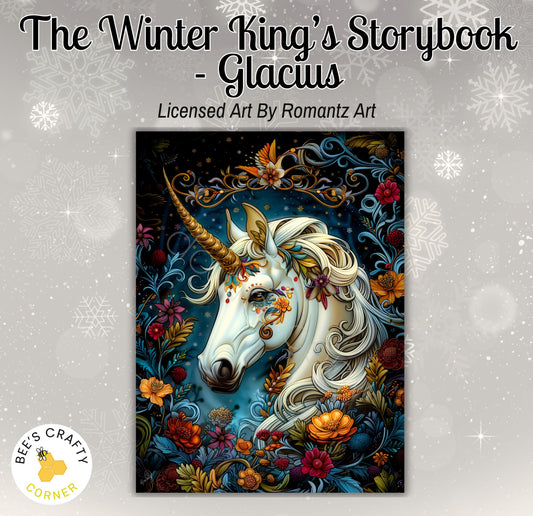 RELEASE PAPER | The Winter King's Storybook - Glacius - by Romantz Art | Licensed Release Papers
