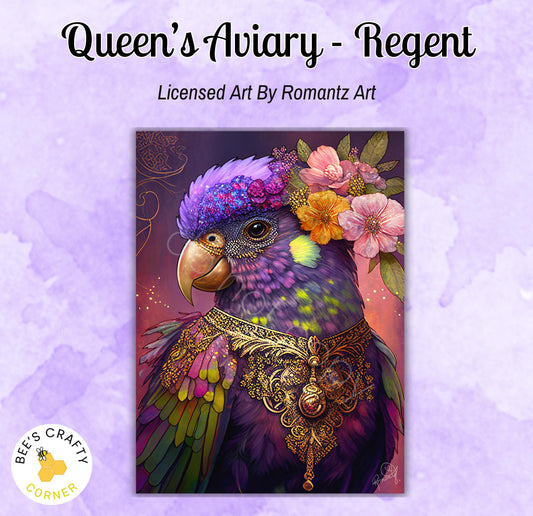 RELEASE PAPER | Queen's Aviary - Regent - by Romantz Art | Licensed Release Papers