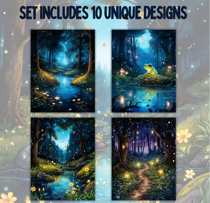 RELEASE PAPER | Enchanted Summer - Theme Pack Reusable Diamond Painting Release Paper