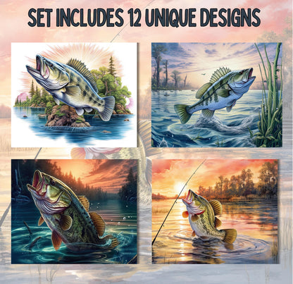 RELEASE PAPER | Gone Fishing - Theme Pack Reusable Diamond Painting Release Paper