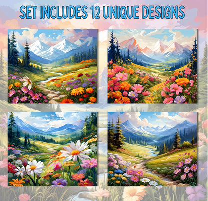 RELEASE PAPER | Summer Mountain Hike - Theme Pack Reusable Diamond Painting Release Paper