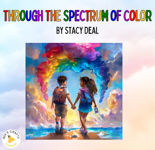 RELEASE PAPER | Through The Spectrum of Color by Stacy Deal - Licensed Diamond Painting Release Paper